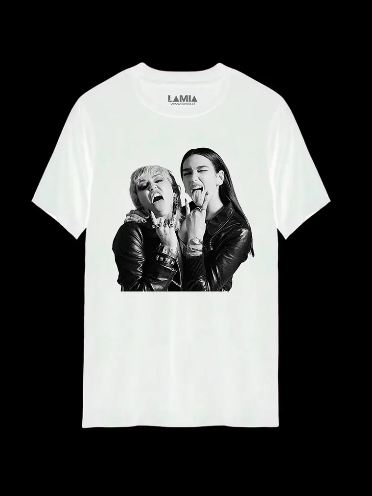 Polera Miley Cyrus y Dua Lipa Línea Premium #6 2