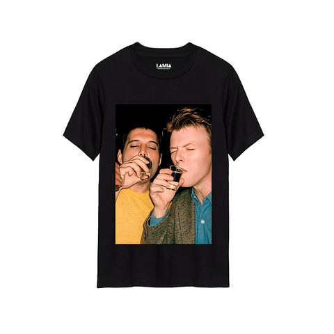 Polera Freddie Mercury y David Bowie Línea Premium #1