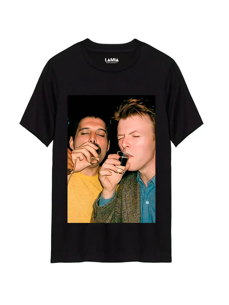 Polera Freddie Mercury y David Bowie Línea Premium #1 1