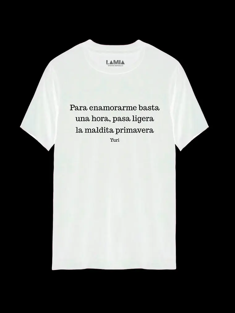 Polera Yuri - Maldita Primavera  Línea Premium #1 2