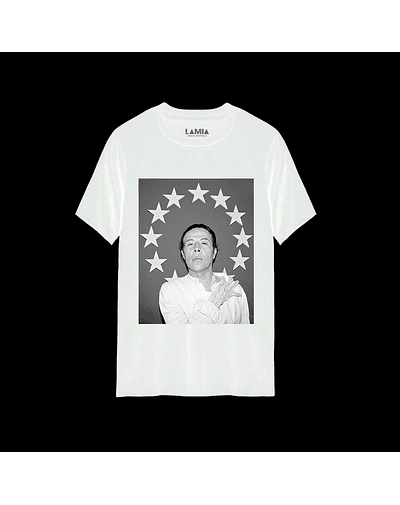 Polera Pedro Lemebel Línea Premium #18 - Blanca