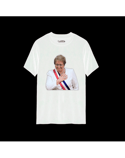 Polera Michelle Bachelet Línea Premium #3 - Blanca