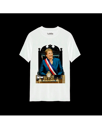 Polera Michelle Bachelet Línea Premium #4 - Blanca