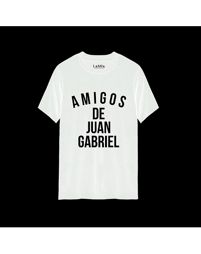 Polera Juan Gabriel Línea Premium #13 - Blanca