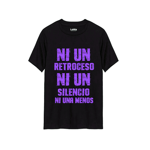 Polera Ni un retroceso, ni un silencio, ni una menos #1