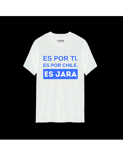 Polera Jeannette Jara Línea Premium #11 - Blanca