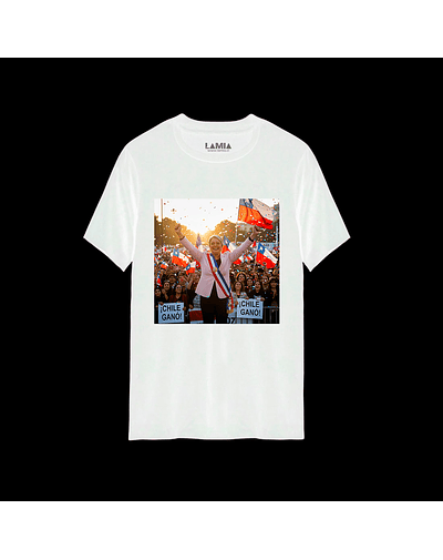 Polera Jeannette Jara Línea Premium #13 - Blanca