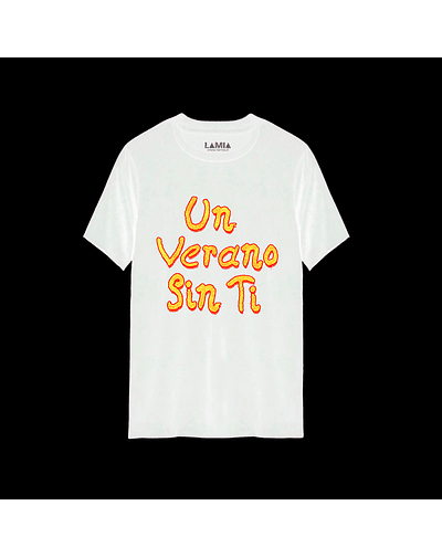 Polera Bad Bunny - Un verano sin ti línea Premium #1 - Blanca