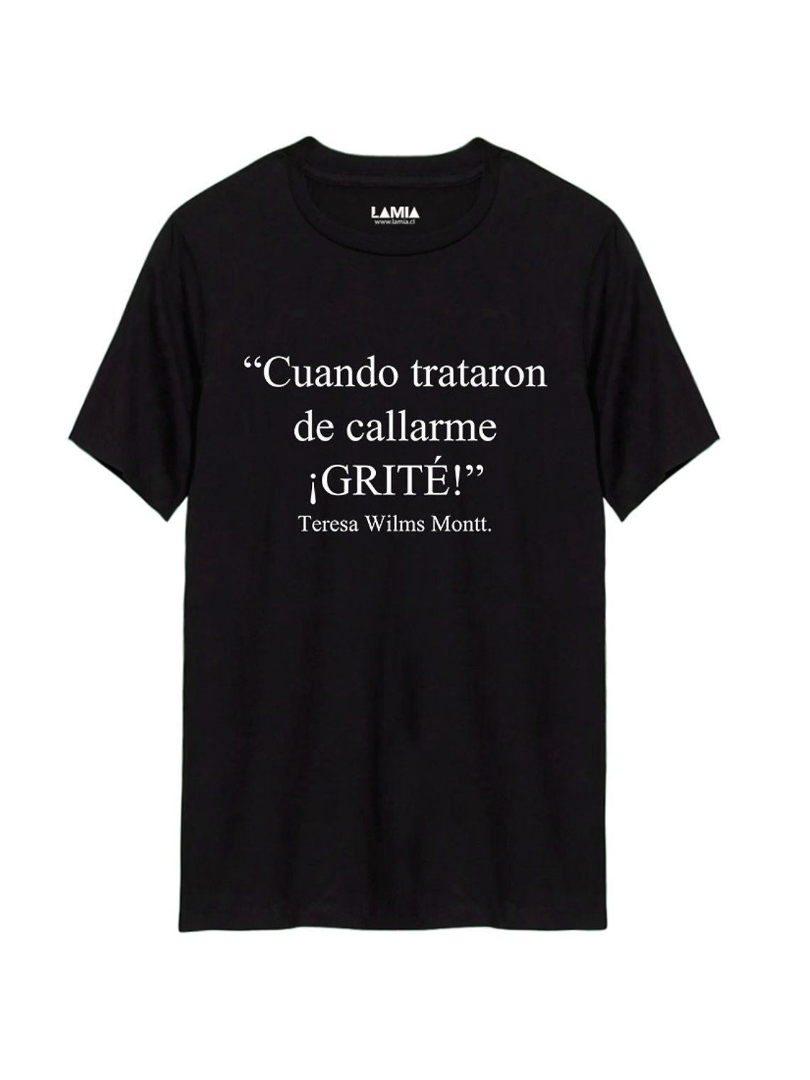 Polera Cuando trataron de callarme grité Teresa Wilms Montt Línea Premium #7 1
