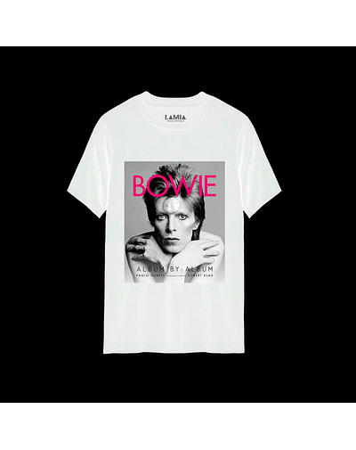 Polera David Bowie Línea Premium #14 - Blanca