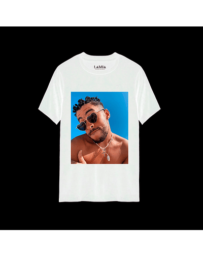 Polera Bad Bunny línea Premium #4 - Blanca