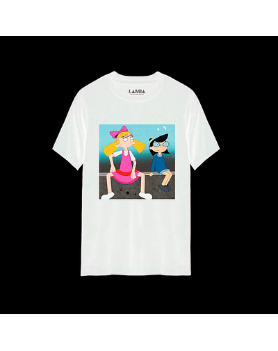 Polera Helga Pataki y Phoebe Línea Premium #9 - Blanca