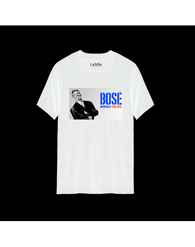 Polera Miguel Bosé Línea Premium #2 - Blanca