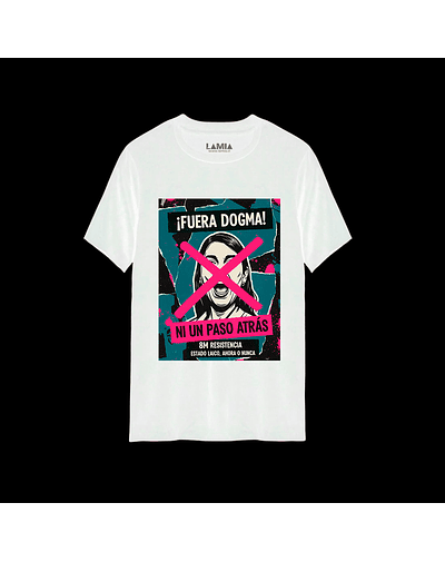 Polera Fuera Dogma Línea Premium #1 - Blanca