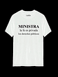 Polera Ministra la fe es privada, los derechos publicos Línea Premium #1 - Miniatura 2