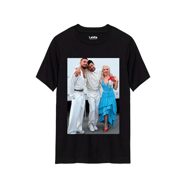 Polera Bad Bunny riky martin lady gaga línea Premium #7