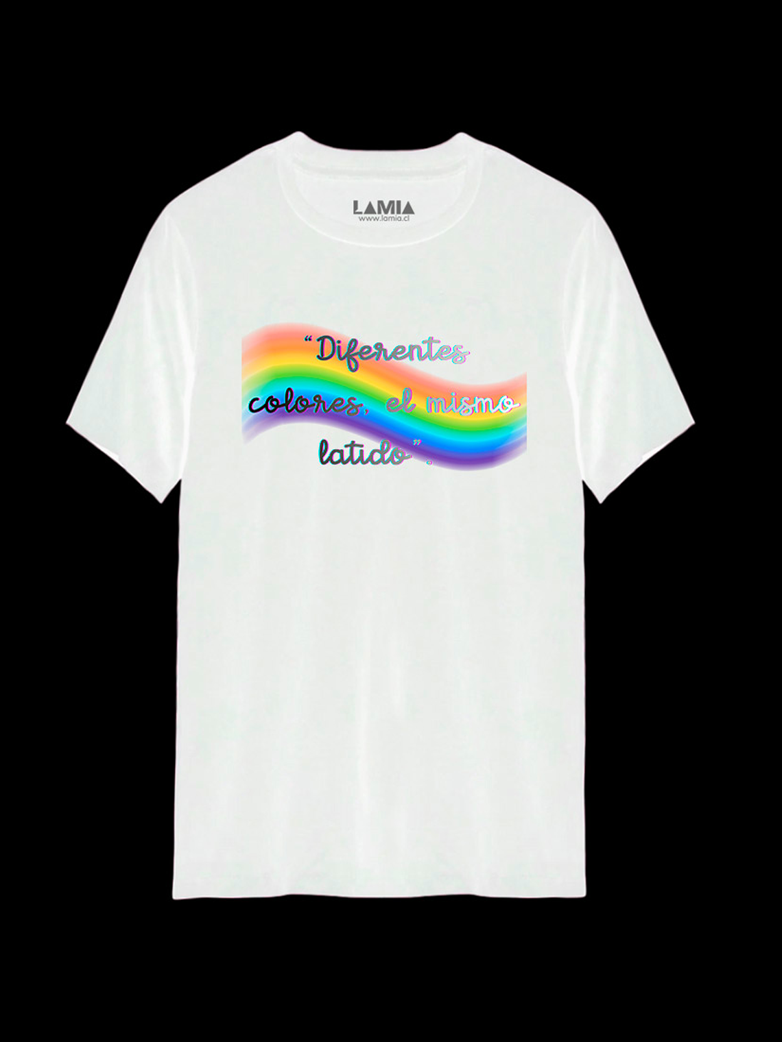 Polera Diferentes colores, el mismo latido - dia del amor - lgbtq+ Línea Premium #2 2