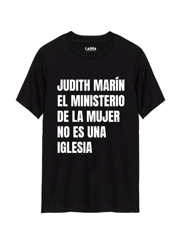 Polera Judith Marín el ministerio de la mujer no es una iglesia Línea Premium #1 1