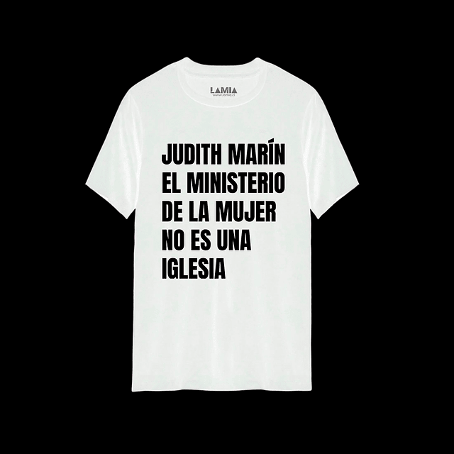Polera Judith Marín el ministerio de la mujer no es una iglesia Línea Premium #1