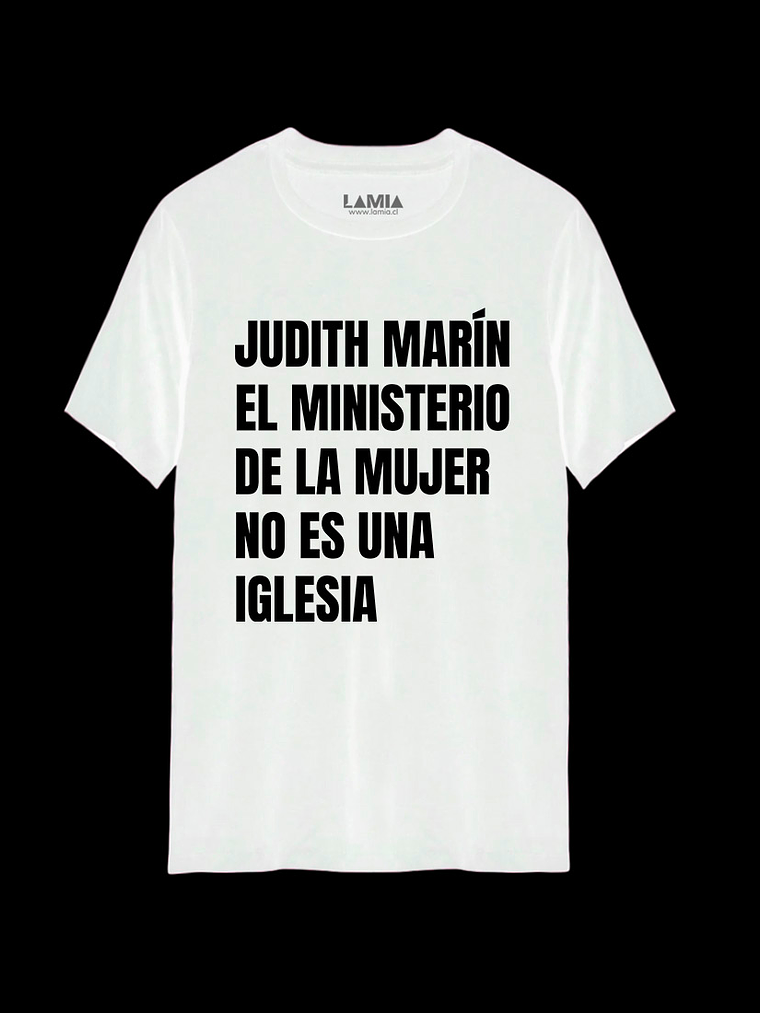 Polera Judith Marín el ministerio de la mujer no es una iglesia Línea Premium #1 2