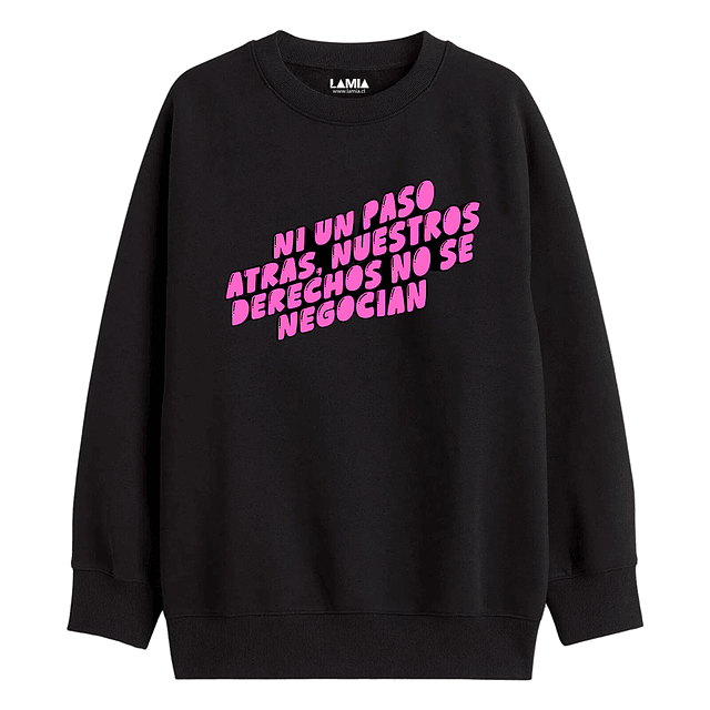 Polerón Ni un paso atras nuestros derechos no se negocian Línea Premium #2