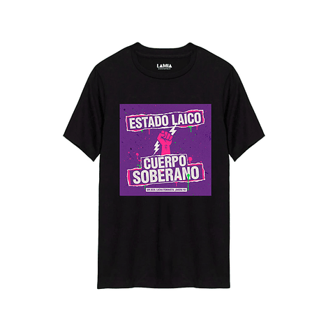 Polera Estado laico cuerpo soberano Línea Premium #1