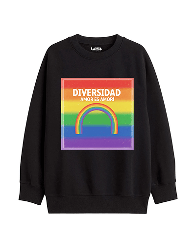 Polerón Diversidad LGBTIQA+ Amor es amor Línea Premium #1