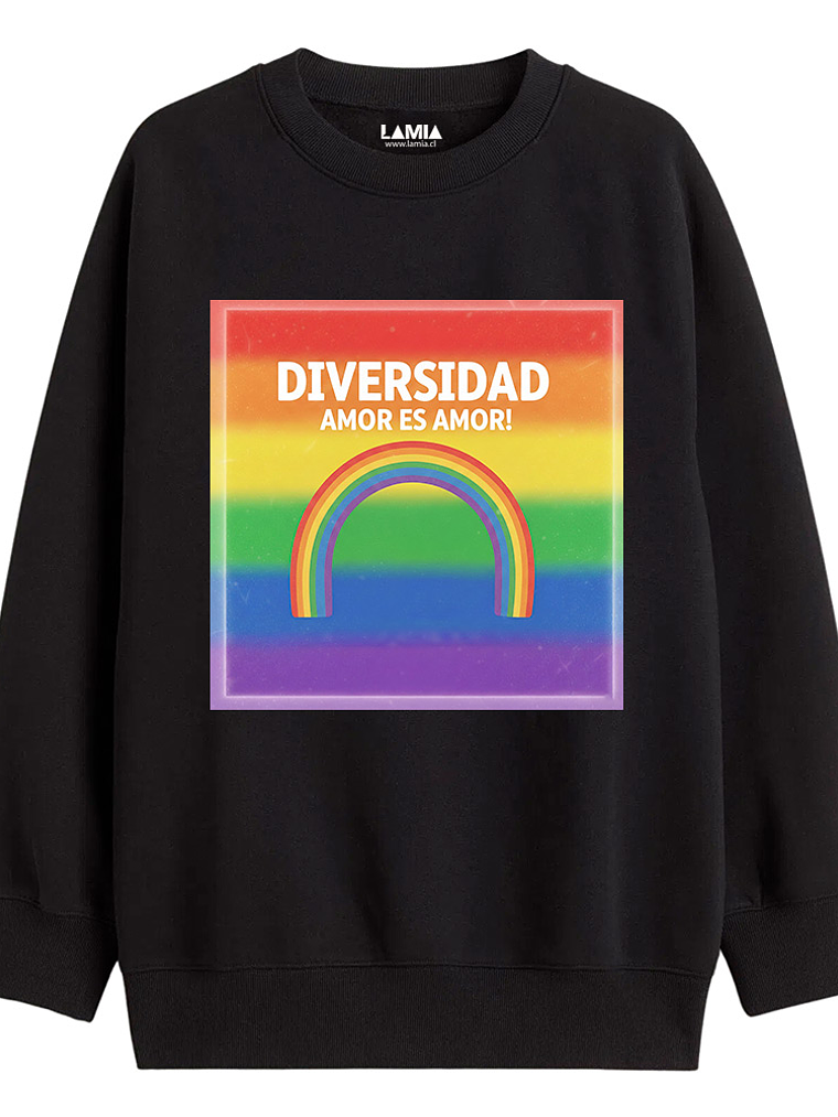 Polerón Diversidad LGBTIQA+ Amor es amor Línea Premium #1 1