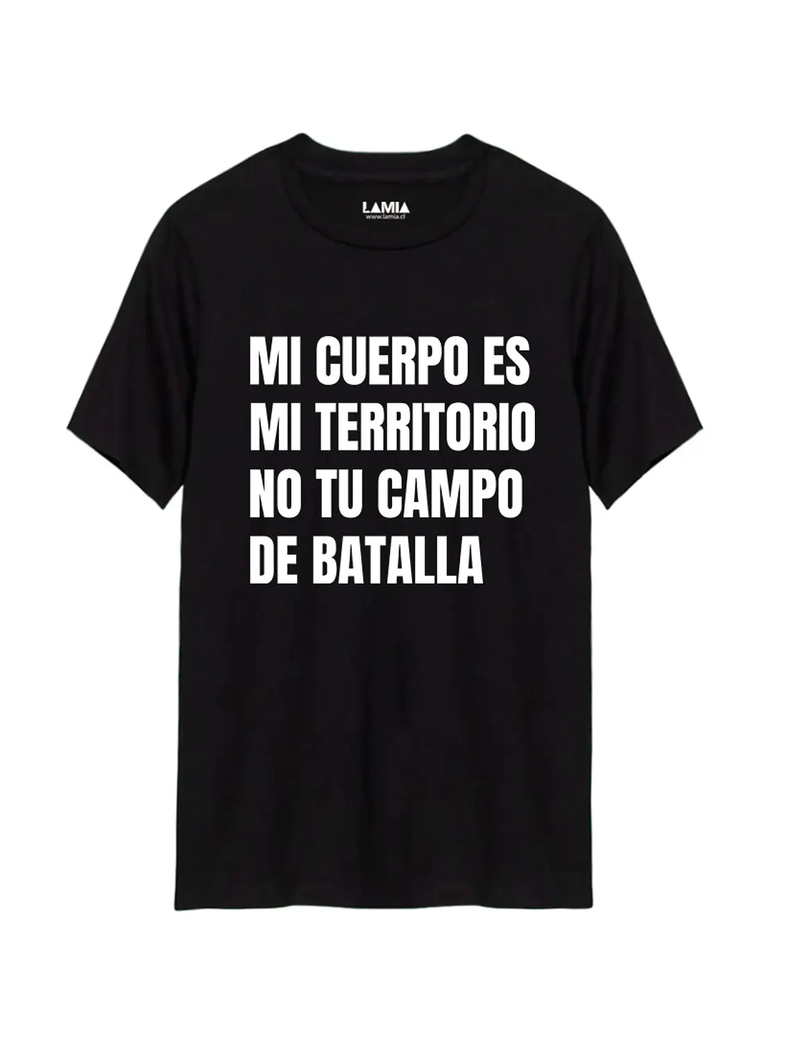 Polera Mi cuerpo es mi territorio no tu campo de batalla Línea Premium #1 1