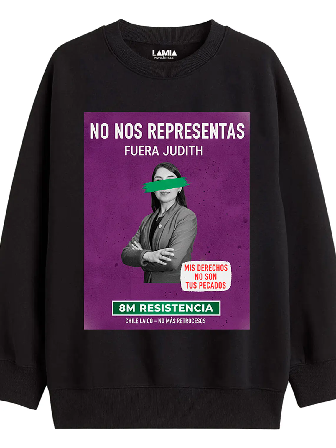 Polerón No nos representas fuera Judith Línea Premium #1 1
