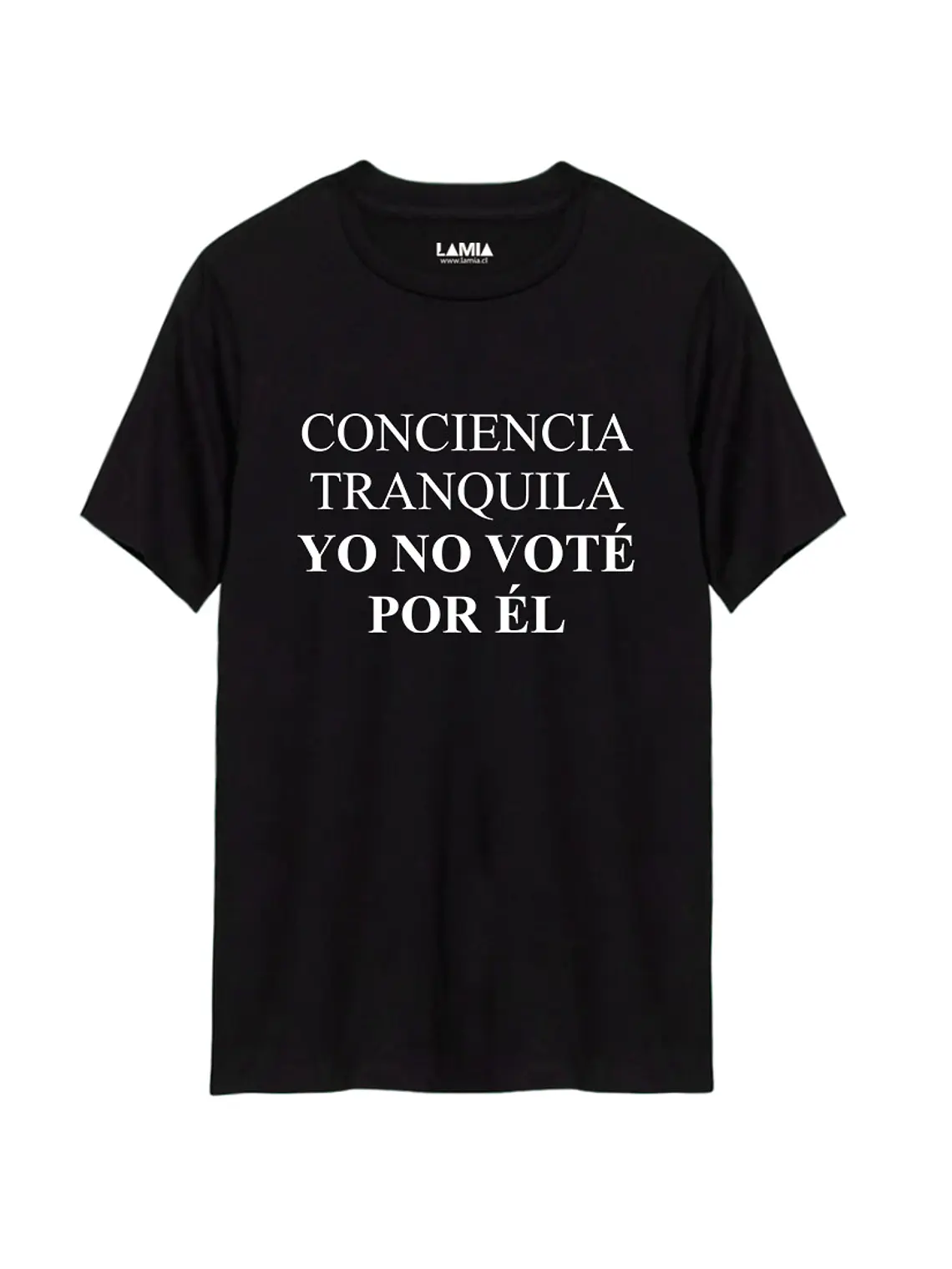 Polera Conciencia Tranquila Yo No Voté Por Él Línea Premium #1 1