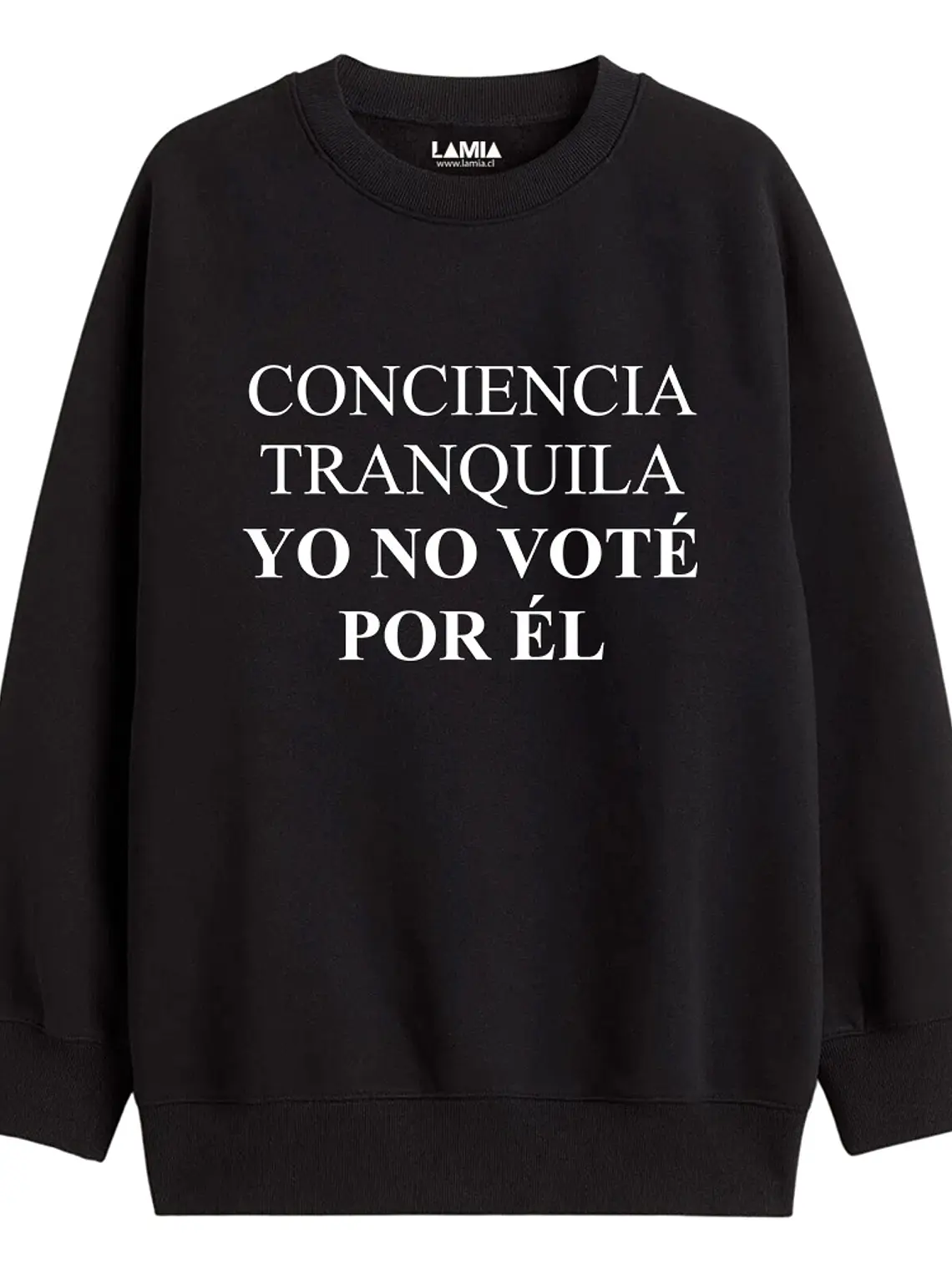 Polerón Conciencia Tranquila Yo No Voté Por Él Línea Premium #1 1