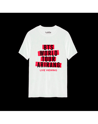 Polera BTS Línea Premium #6 - Blanca