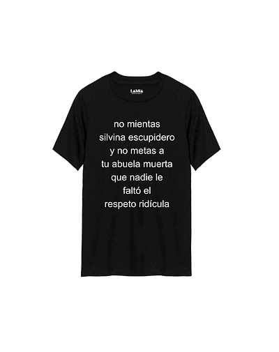 Polera No mientas Silvina - Moria Casán Línea Premium #1