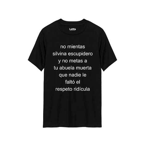 Polera No mientas Silvina - Moria Casán Línea Premium #1