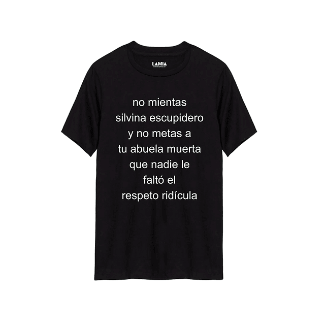 Polera No mientas Silvina - Moria Casán Línea Premium #1