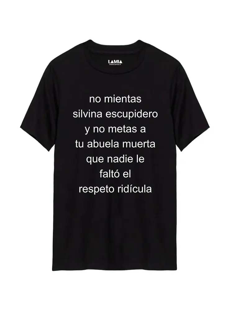 Polera No mientas Silvina - Moria Casán Línea Premium #1 1