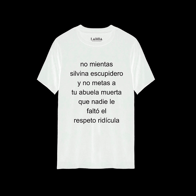 Polera No mientas Silvina - Moria Casán Línea Premium #1