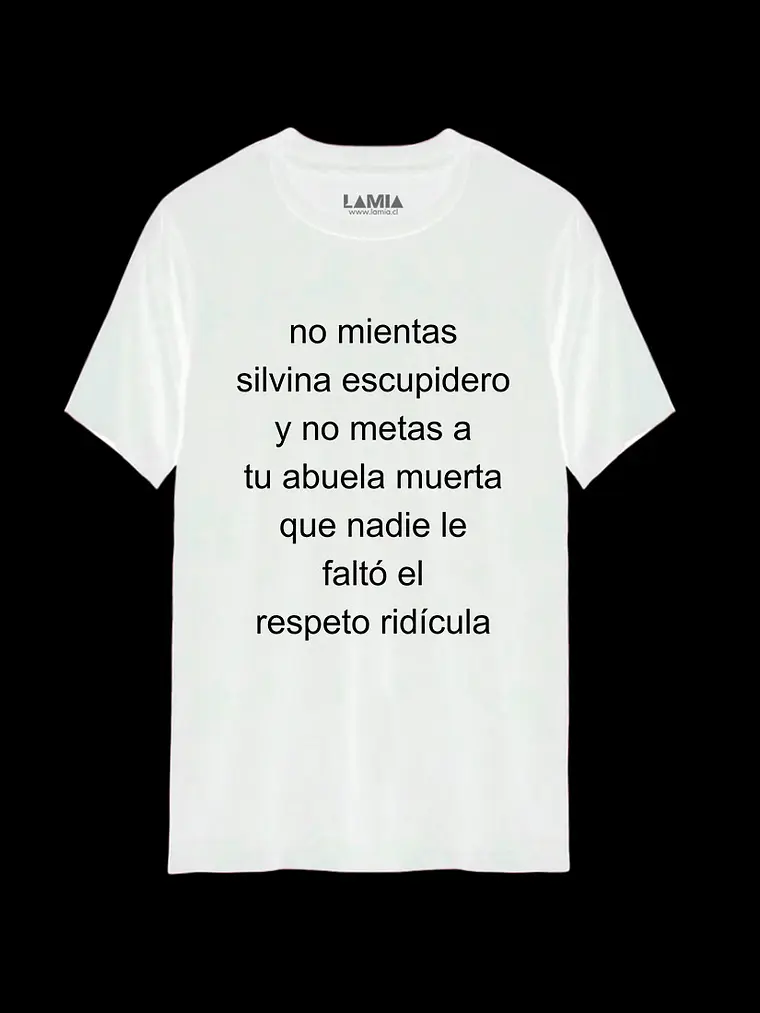 Polera No mientas Silvina - Moria Casán Línea Premium #1 2