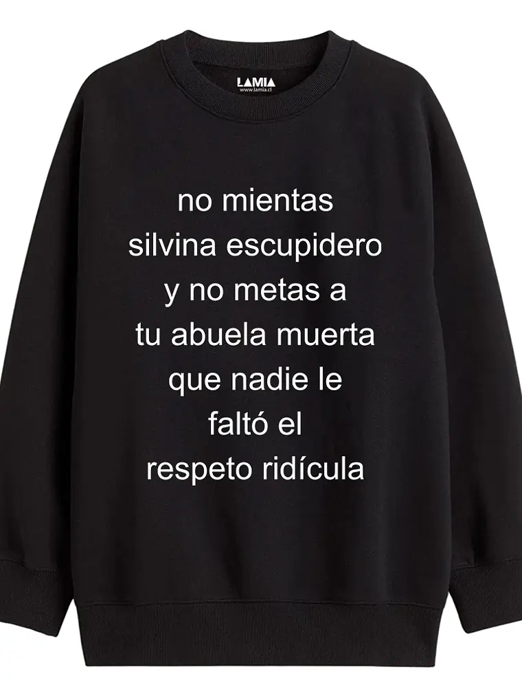 Polerón No mientas Silvina - Moria Casán Línea Premium #1 1