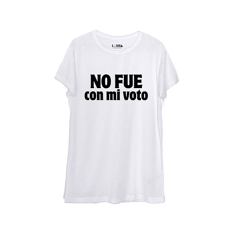 No fue con mi voto #1