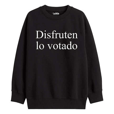 Polerón Disfruten lo votado Línea Premium #1