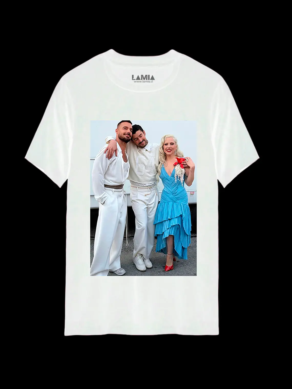 Polera Bad Bunny Lady Gaga Ricky Martin línea Premium #7 2