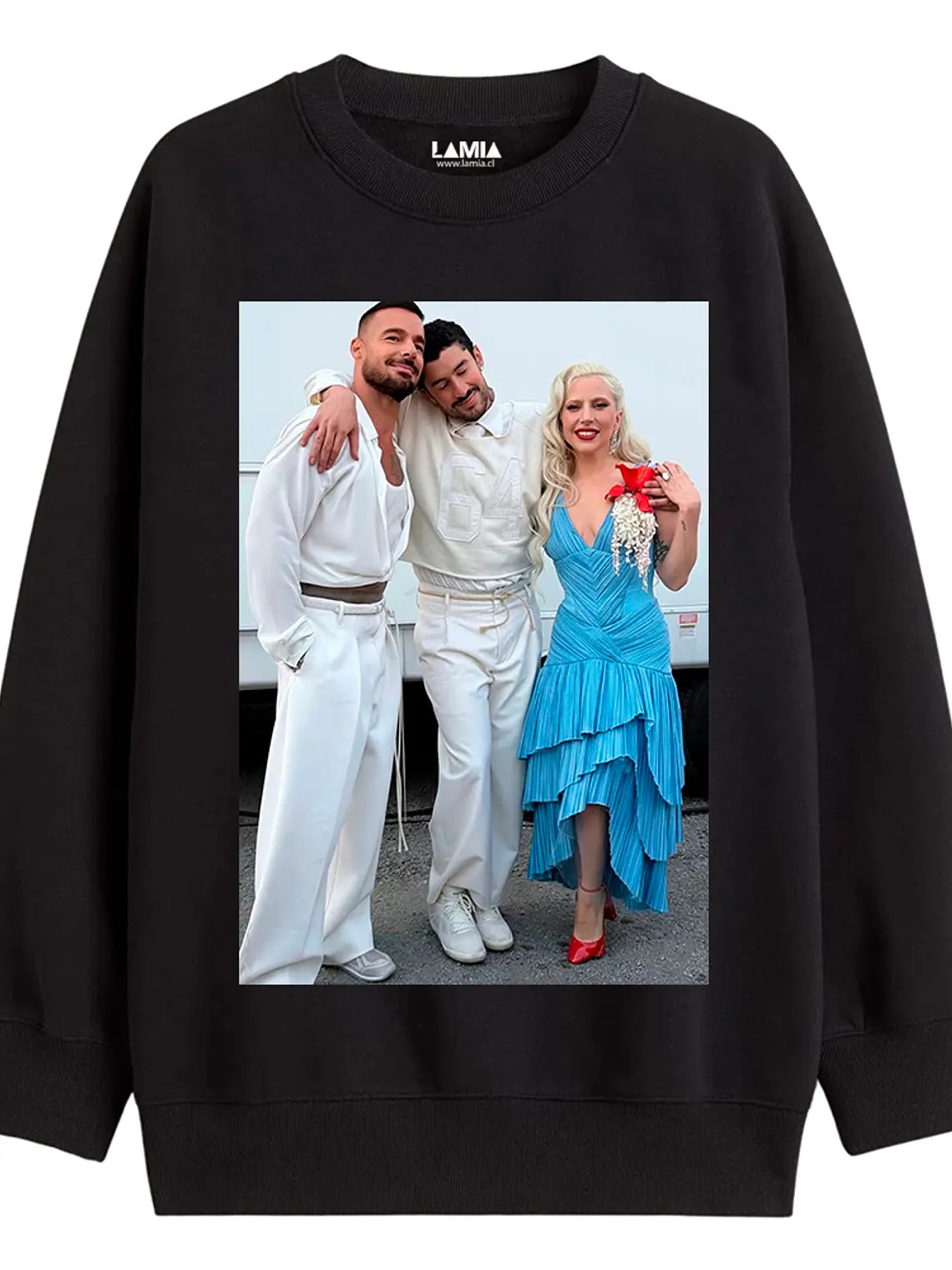 Poleron Bad Bunny Lady Gaga Ricky Martin línea Premium #7 1