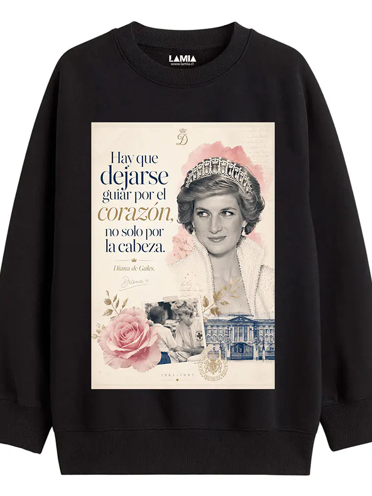 Polerón Princesa Diana Lady Di Línea Premium #7 1