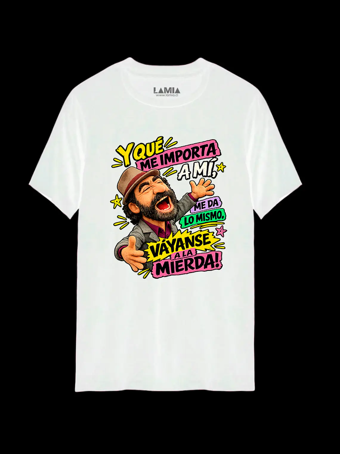 Polera ¿Y qué me importa a mí? Drago Stanovich Línea Premium #3 2
