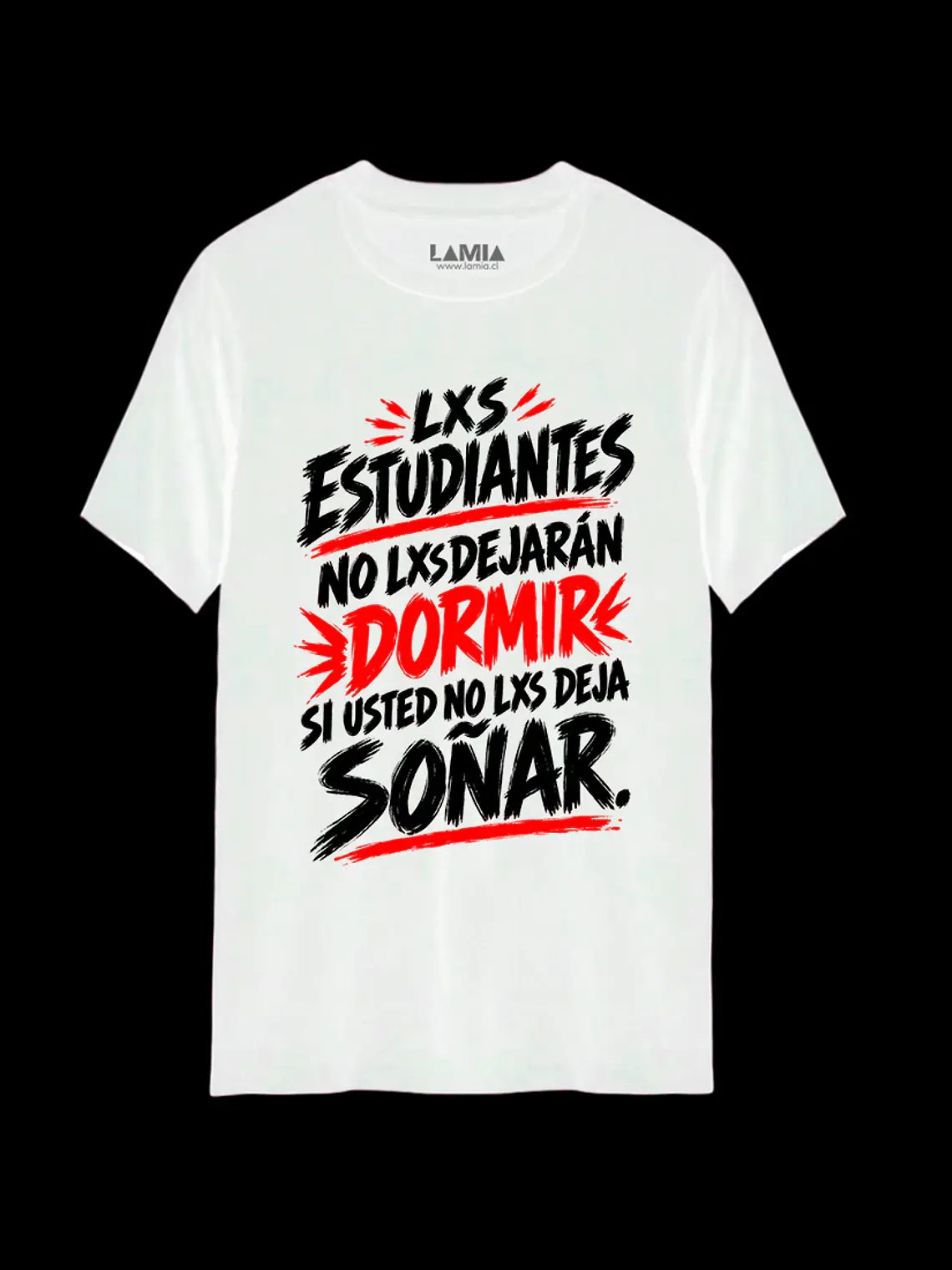 Polera Los estudiantes no lo dejarán dormir Línea Premium #1 2