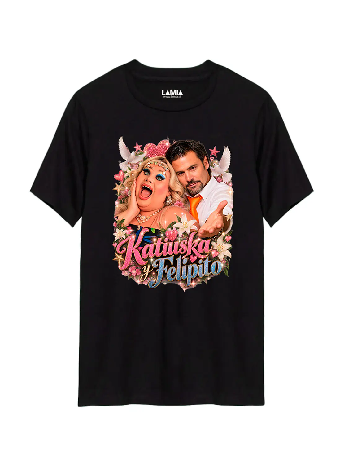 Polera Katiuska Molotov y Felipe Camiroaga Línea Premium #10 1