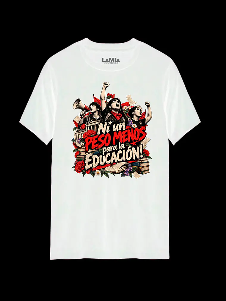 Polera Ni un peso menos para la educación Línea Premium #1 2