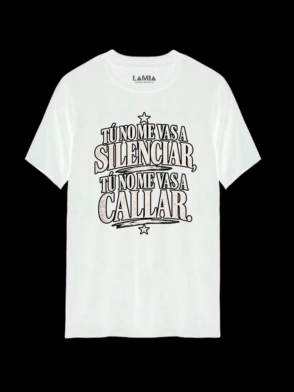 Polera Tu no me vas a silenciar Línea Premium #1 2